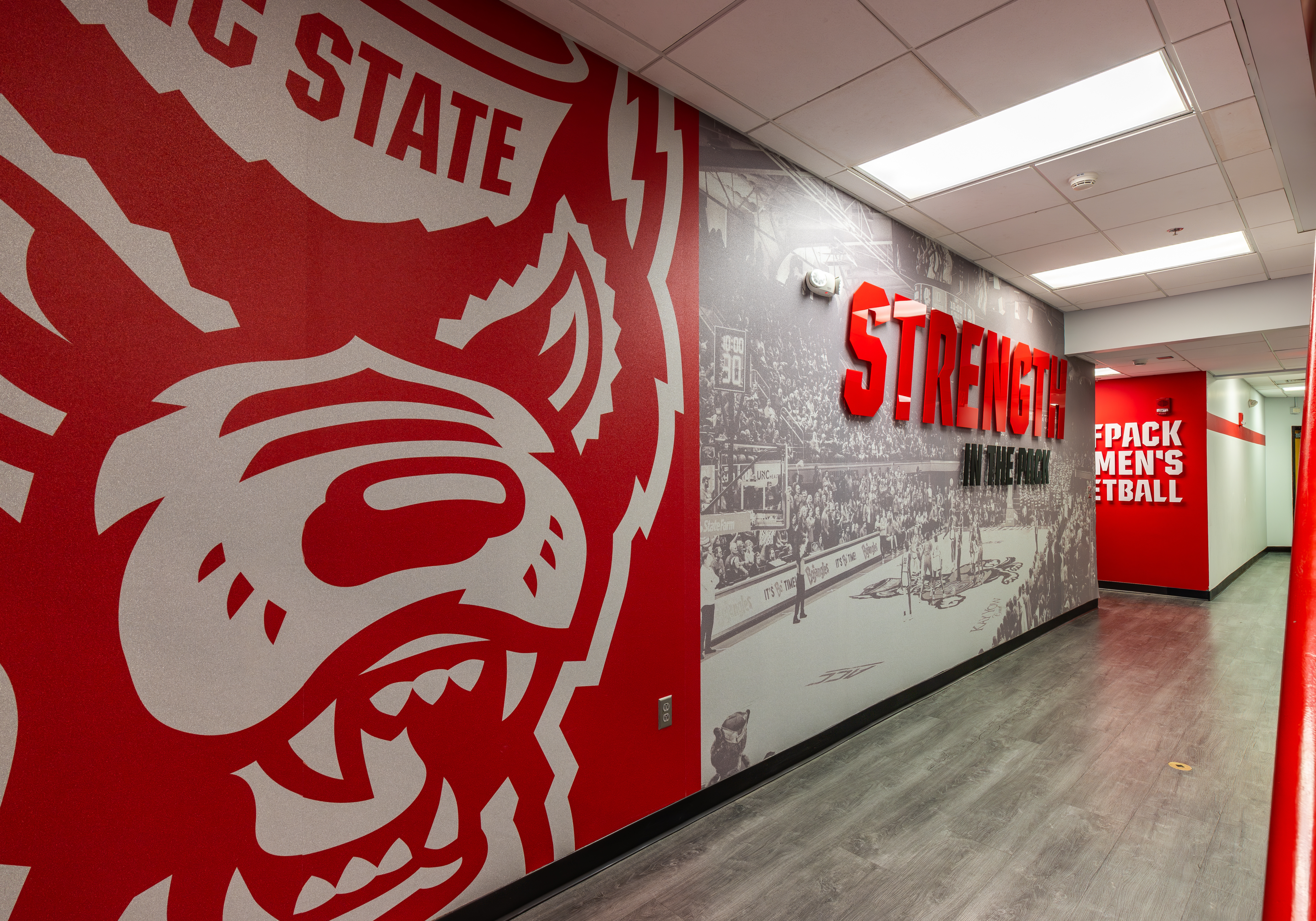 NC State Women’s Basketball Locker Room