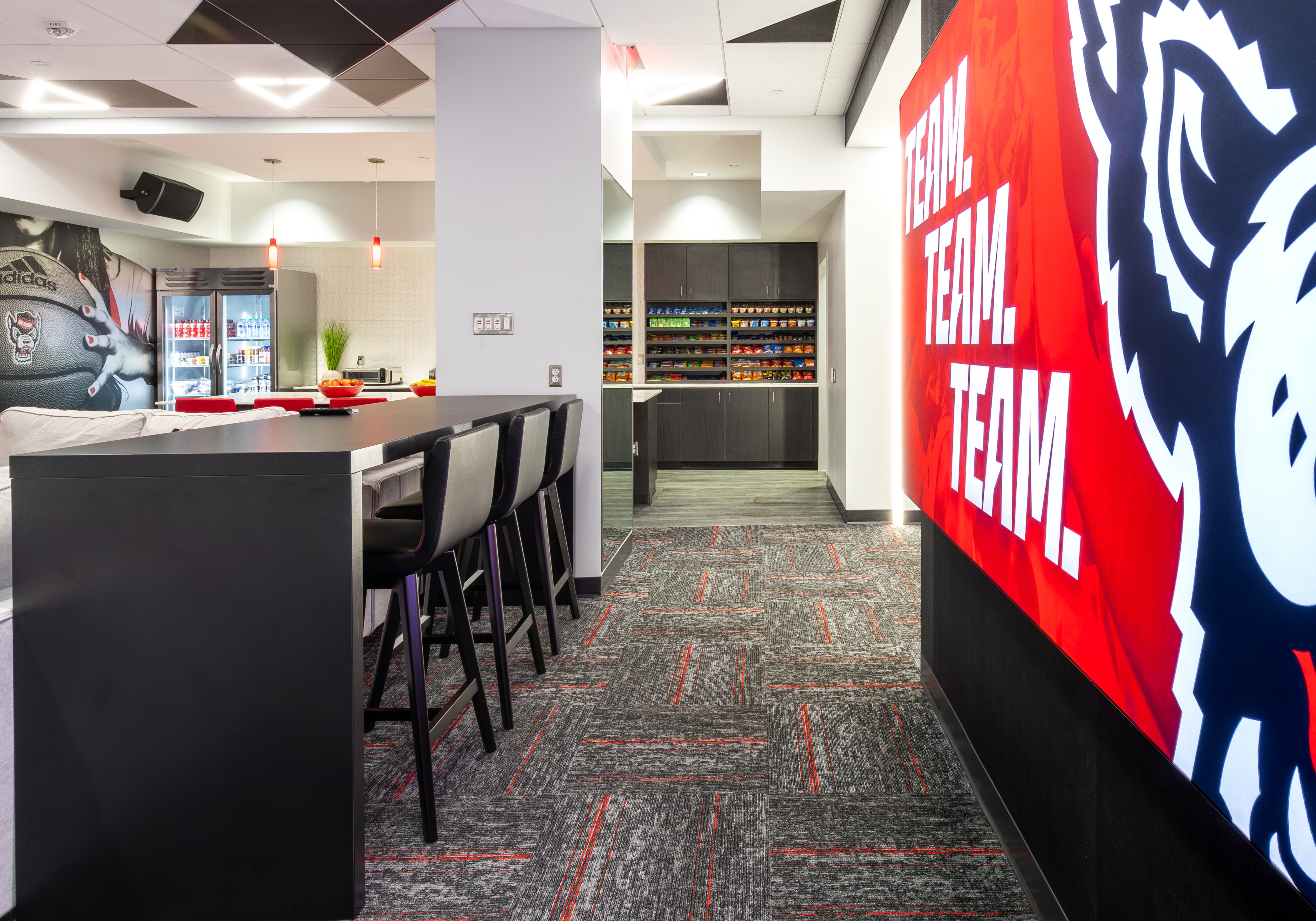 NC State Women’s Basketball Locker Room